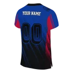 customized smu mustangs halftone flow blue black jersey best selling