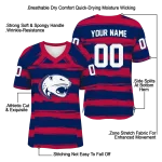 customized south alabama jaguars art stripe blue jersey best selling