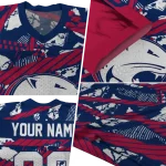 customized south alabama jaguars camo shatter blue jersey best selling