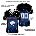 customized south alabama jaguars halftone slant blue black jersey best selling
