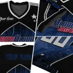 customized south alabama jaguars halftone slant blue black jersey best selling