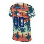 customized south alabama jaguars horizon palm sunset jersey best selling