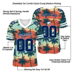 customized south alabama jaguars horizon palm sunset jersey best selling
