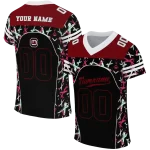 customized south carolina gamecocks brushstroke xs black jersey best selling