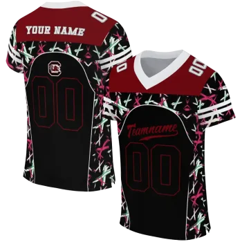 customized south carolina gamecocks brushstroke xs black jersey best selling