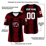 customized south carolina gamecocks rugged stripes garnet jersey best selling