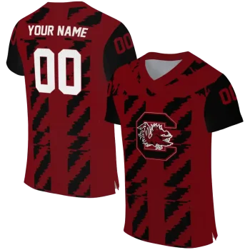 customized south carolina gamecocks stripe block garnet jersey best selling
