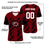 customized south carolina gamecocks stripe block garnet jersey best selling