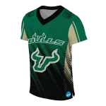 customized south florida bulls halftone flow green black jersey best selling