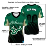 customized south florida bulls halftone flow green black jersey best selling