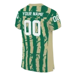 customized south florida bulls stripe splatter green jersey best selling