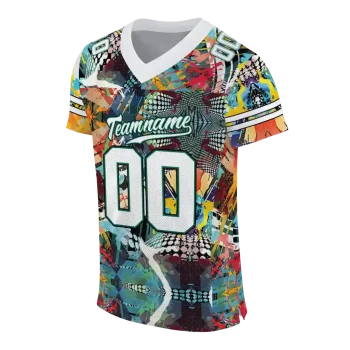 customized south florida bulls tribal face jersey fashion forward