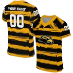 customized southern miss golden eagles art stripe black jersey best selling