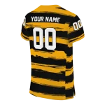 customized southern miss golden eagles art stripe black jersey best selling