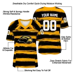 customized southern miss golden eagles art stripe black jersey best selling