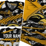 customized southern miss golden eagles camo shatter black jersey best selling