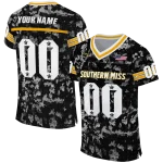 customized southern miss golden eagles camouflage abstract black jersey best selling