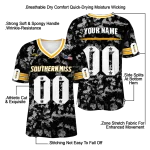 customized southern miss golden eagles camouflage abstract black jersey best selling