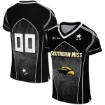 customized southern miss golden eagles halftone slant black jersey best selling