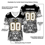 customized southern miss golden eagles mirrored pattern black jersey best selling