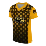 customized southern miss golden eagles stacked rectangle black jersey best selling