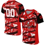 customized tampa bay buccaneers camo shatter red jersey best selling