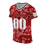 customized tampa bay buccaneers camouflage abstract red jersey best selling