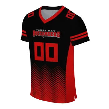 customized tampa bay buccaneers halftone sweep black jersey fashion forward