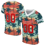 customized tampa bay buccaneers horizon palm sunset jersey best selling