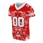 customized tampa bay buccaneers mirrored pattern red jersey best selling