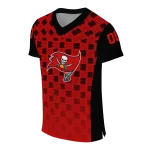 customized tampa bay buccaneers stacked rectangle red jersey best selling