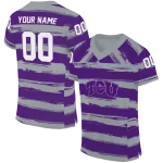 customized tcu horned frogs art stripe purple jersey best selling