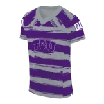 customized tcu horned frogs art stripe purple jersey best selling