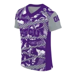 customized tcu horned frogs camo shatter purple jersey best selling