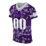 customized tcu horned frogs camouflage abstract purple jersey best selling