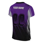 customized tcu horned frogs halftone flow purple black jersey best selling