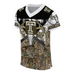 customized temple owls antler skull camouflage hunting jersey best selling
