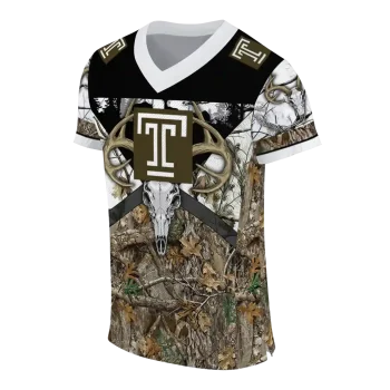 customized temple owls antler skull camouflage hunting jersey fashion forward