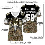 customized temple owls antler skull camouflage hunting jersey best selling