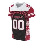 customized temple owls tire arrows red black white jersey best selling