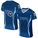 customized tennessee titans dynamic dots blue jersey best selling