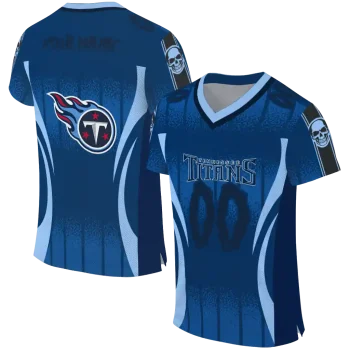 customized tennessee titans dynamic dots blue jersey best selling