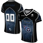 customized tennessee titans halftone slant navy black jersey best selling