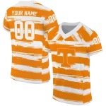 customized tennessee volunteers art stripe orange jersey best selling