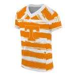 customized tennessee volunteers art stripe orange jersey best selling