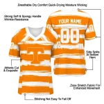 customized tennessee volunteers art stripe orange jersey best selling