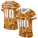 customized tennessee volunteers camouflage abstract orange jersey best selling