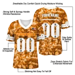 customized tennessee volunteers camouflage abstract orange jersey best selling