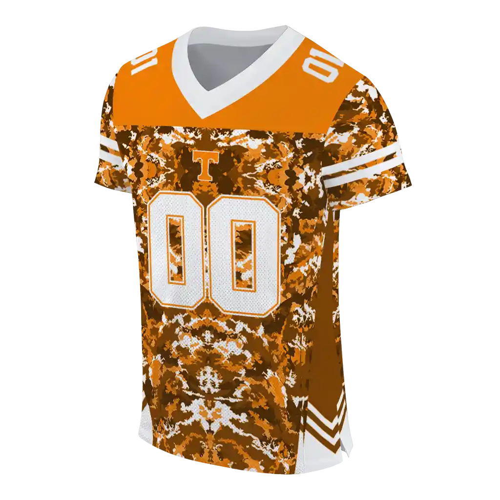 customized tennessee volunteers mirrored pattern orange jersey fashion forward customized tennessee volunteers mirrored pattern orange jersey fashion forward