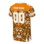customized tennessee volunteers mirrored pattern orange jersey best selling
